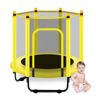 China Folding Mini Trampoline Kids Fitness Adjustable Foam Handle Trampoline Outdoor Indoor Outdoor Kids Adults for sale