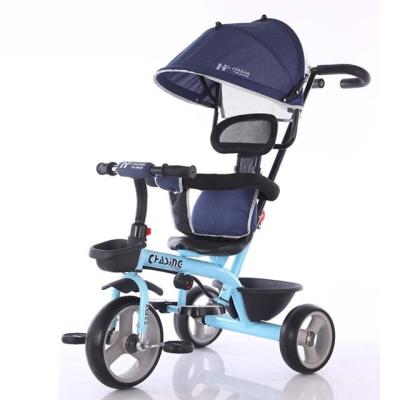 China 2021 Hot Sale Children Baby Safe High Quality Tricycle With Canopy for sale