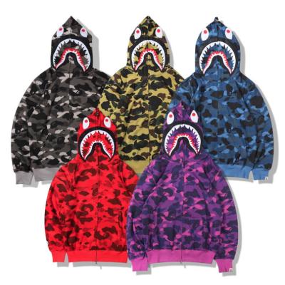 China Anti-wrinkle OEM Free Sample 3D Printing Camouflage Zip Hoodies Men Hoody Sweatshirt for sale