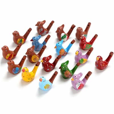 China ABS Ceramic Clay Water Bird Whistle Animal Whistling Healthy Kids Toys Gift For Sale for sale