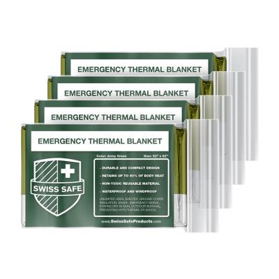 China Waterproof Emergency Blankets for Gear Emergency Thermal Blankets Earthquake Foil Mylar Blankets and Survival Gear for sale