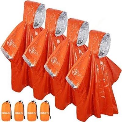 China Lightweight Johold Sell Emergency Cover Lightweight Waterproof Thermal Gear Raincoat Survival Gear For Outdoor Activity for sale