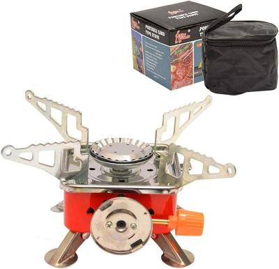 China Other High Power 2800W Portable Mini Cooker Pocket Gas Stove High Rise Folding Windshield For Camping for sale