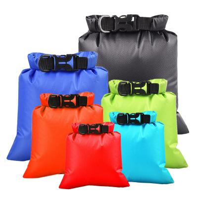 China Outdoor Beach Hiking Traveling Waterproof Camping Dry Bag Set 1.5L 2.5L 3L 5L 8L Lightweight Returns Adjustable Shoulder Strap Bag For Rafting Hiking Kayaking Boating for sale