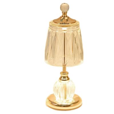 China Creative Nordic Modern Contemporary Design Indoor Bedside Decorative Glass Table Lamp is used for bedroom and living room home decoration for sale