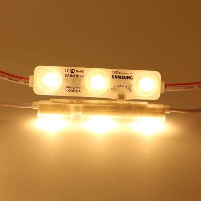 China Super Ultrasonic AlGaInP High Brightness 12V 1.5W Single Color Injection SMD 5730 SMD2835 Korea Samsung LED Module for sale