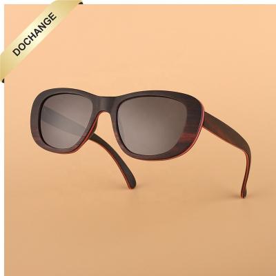 China Bamboo Eyewear Eco-friendly Logo Fashion Custom Wholesale Carbon Floor Lens Sunglasses 2022 Fashion Multilayer Wooden Vintage Sunglasses for sale