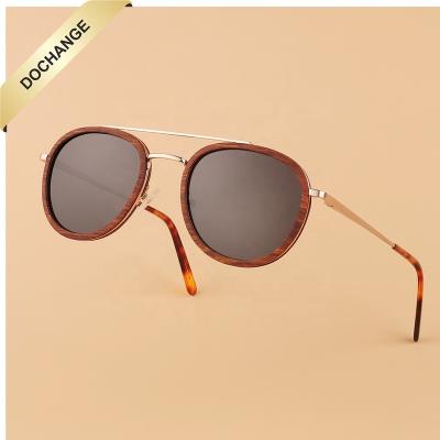 China Eyewear 2022 Luxury High Quality Wholesale Custom Designer Fashion Sunglasses Metal Wooden Sunglasses Italy Handmade Eyewear Eco-friendly for sale