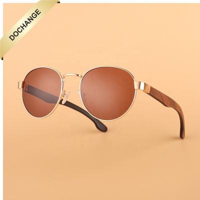 China Custom Logo Fashion OEM Spring Eyeglasses Temples Metal Wood Sunglasses Eyewear Titanium Arm Bamboo Eyewear for sale