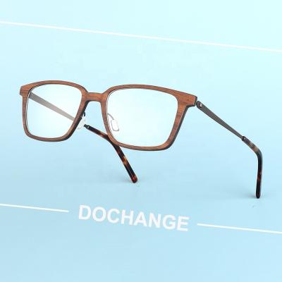 China Wholesale Bamboo Eco-friendly Eyewear Carbon Eyewear Frame 2022 Fiber Optic Luxury Handmade Ultrathin Wooden Glasses for sale