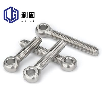 China Wholesale high quality round stainless steel eye bolt m8 eye bolt rotation for mechanical for sale