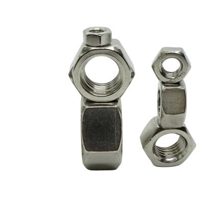 China Heavy Industry Grade Stainless Steel M2 to M30 Zinc Steel SS Hex Nut Hex Nuts for Screw and Bolt Accessories for sale