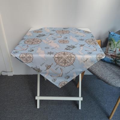 China 2022 Modern High Quality Custom Digital Printed 100% Polyester Table Cloth For Home Decoration 85x85cm For Summer for sale