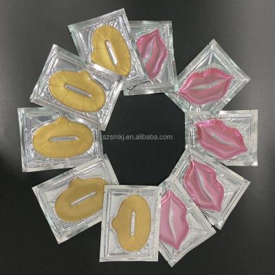 China Hydrate Lipmask Wholesale Private Label Pink Collagen Gold Organic Lip Sleep Plumper Mask for sale