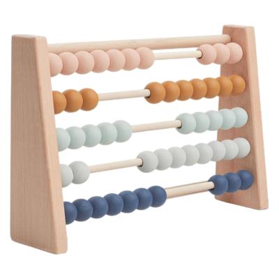 China Abacus Eco-friendly Material Wooden Kids Early Math Learning Educational Toy Numbers Counting Calculating Beads Montessori Toy for sale