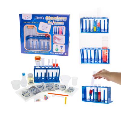 China Preschool Chemistry Scientific Lab Set Plastic Multifunctional Educational Toys Set 27pcs 30.5*25.5*8cm for sale