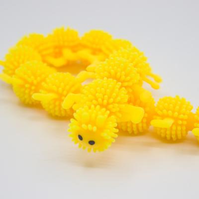 China Yiwu 36Pcs Cute Striped Worm Animals Hot Selling Sensory Toys For Kids Adults Relaxation String Worm Stretchy Person Therapy Set for sale