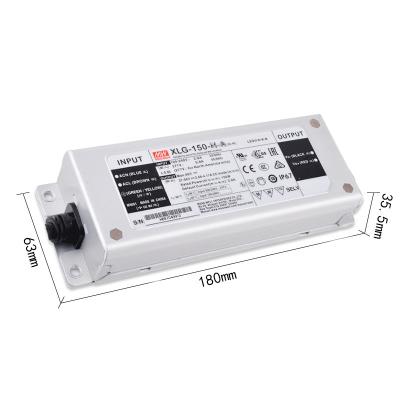 China XLG-150-24 150w LED Waterproof Indoor Use Power Supply ip67 Single Output Class 2 Active Pfc Driver Constant Current XLG-150-24 for sale