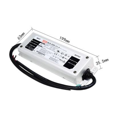 China XLG-200-12 well mean waterproof electronic led driver 12v ac to dc single output ip67 power supply XLG-200-12 for sale