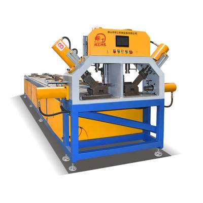 China High Efficiency Grill Punching Machine CNC Pipe Hole Punching Machine Steel Pipe for sale