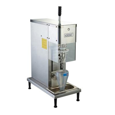 China Commercial catering with light left hand frozen yogurt ice cream blending machine for sale