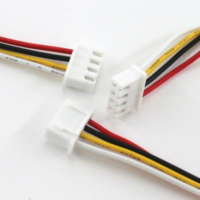 China Xh2.54 2/3/4/5/6 Pin Pitch 2.54mm Single Cable Connector Xh Plug Head Male And Female Terminal Fill Cable 20cm Length 26awgjst for sale