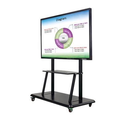 China Aluminum Alloy View 70 Inch Led Whiteboard 4k Portable Interactive Panel All In One Monitor Touch Screen for sale