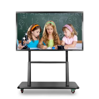 China Lecture 86 Inch 4K Touch Screen Interactive Whiteboard Teaching Board Smart Tips For School for sale