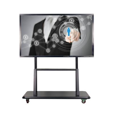 China Classroon Use 86 Inch 4k Led Digital Interactive Screen For Monitoring Smart Panel Teaching Whiteboard for sale