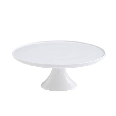 China New Design Fashion Pedestal Sustainable Cake Stand Ceramic Cake Pan Cookware for sale