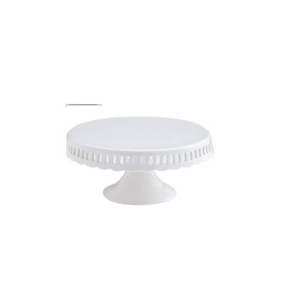 China New Product Viable Fashionable Style Ceramic Cake Plate Cake Stand for sale