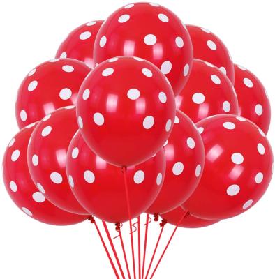 China Promotional Toy Gift Polka Dot Latex Party Balloons Polka Dot Balloon 12inch Gift for Wedding Birthday Party Festival Decoration for sale