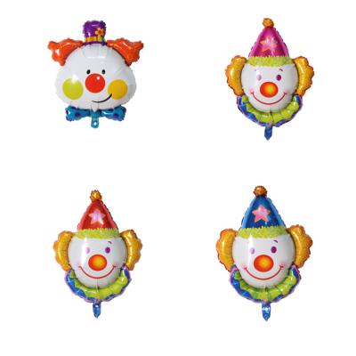 China Smiling Clown Foil Balloon Gift Toy New Style Clown Balloon Gift for Circus Carnival Circus Carnival Party Decorations for sale