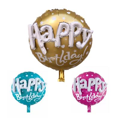 China Toy Gift Toy New Design 24inch Assembly Happy Birthday Foil Balloon Birthday Party Decoration Suppliers for sale