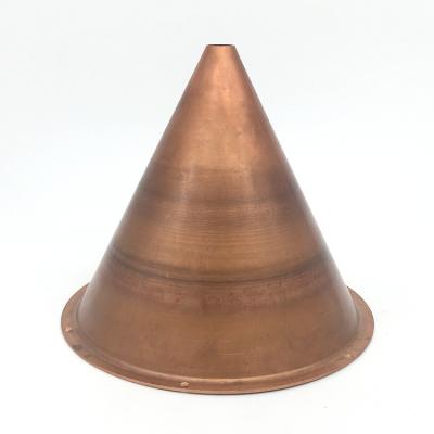 China Steel Spinning Machines OEM Deep Drawing Cooper Funnel Spinning Cone for sale