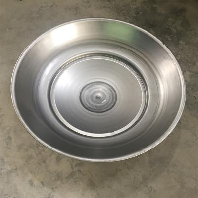 China OEM Lathe Spinning Cookware Customized Utility Iron Spinning Pan Deep Drawing Steel Parts for sale