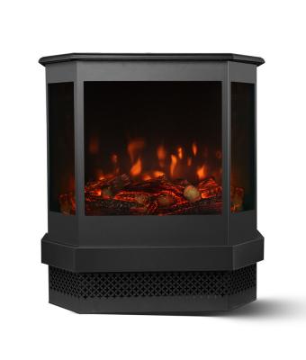 China Electric Fireplace Heater 3 Sided Freestanding electric Stove SF-1318 Log flame effect comfortable warm room heater for sale