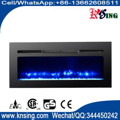 China El calentador eléctrico de la chimenea del parte movible IF-1340 ahuecó la llama cristalina www.knsing.com de la piedra LED de la chimenea de rv en venta