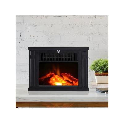 China desktop fireplace burning log flame fire  stove  EF480 MINI  ROOM Heater BLACK CAST cheap for sale