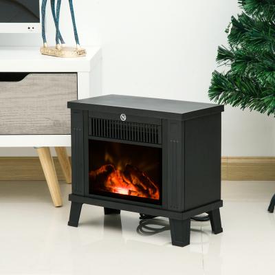 China Protable electric fireplace  EF480F MINI room Heater black cast 1000W CHINA MANUFACTURER CE/GS APPROVAL with feet for sale