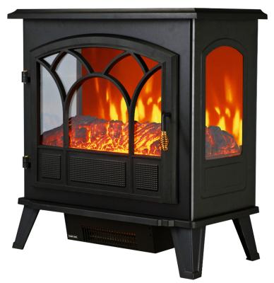 China 3 SIDED FLAME WOODEN BURNING ND-182CLA BIG SIZE FREESTANDING ELECTRIC STOVE,FIREPLACE LED FLAME ROOM HEATER for sale