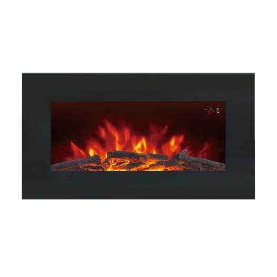 China 36 INCHES WALL MOUNTED FIREPLACE HEATER EF820 PATENTED LED REAL FLAME WOODEN BURNING LOGSET EFFECT ROOM HEATER for sale