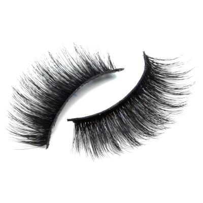 China Full Thick Soft Synthetic 3D Strip Lashes Wholesale Seller Pestanas Natural Eyelashes With Private Label Custom for sale