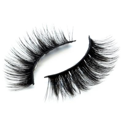 China Full Thick Soft Synthetic 3D Strip Lash Vendor Pestanas Wholesale Silk Eyelashes With Customize Box for sale