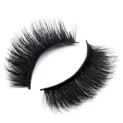 China Full Thick Soft Synthetic 3D Strip Lashes Wholesale Seller Pestanas Bulk Eyelashes With To Create Your Own Brand Eye Lashes for sale