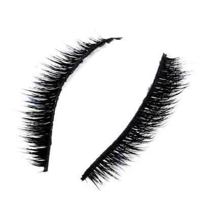 China Full Thick Soft Synthetic 3D Strip Lashes Wholesale Seller Cilios Fluffy Eyelashes With Private Label Custom for sale