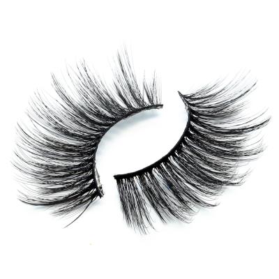 China Deep Soft 25mm Synthetic 3D Strip Full Lashes Wholesale Wimpers Lashes 25mm Supplies With To Create Your Own Brand Eye Lashes for sale