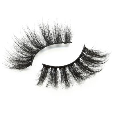 China Wholesale 25mm Deep Fluffy Eyelashes 25mm 3D Mink Full Strip Lashes Supplies Pestanas With Private Custom Packing for sale