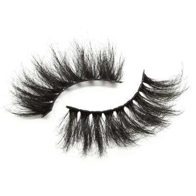 China Wholesale 25mm 3D Mink Full Strip Lashes Distributors Cilios Deeply Fluffy Eyelashes With Private Custom Packing for sale