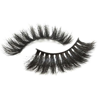 China Deep Fluffy Wholesale 25mm Korean Eyelashes 3D Mink Full Strip Lashes Distributors Pestanas With Customize Box for sale